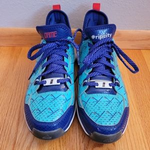 Adidas Damian Lillard Ripcity Trailblazers Basketball Shoes PDX Carpet